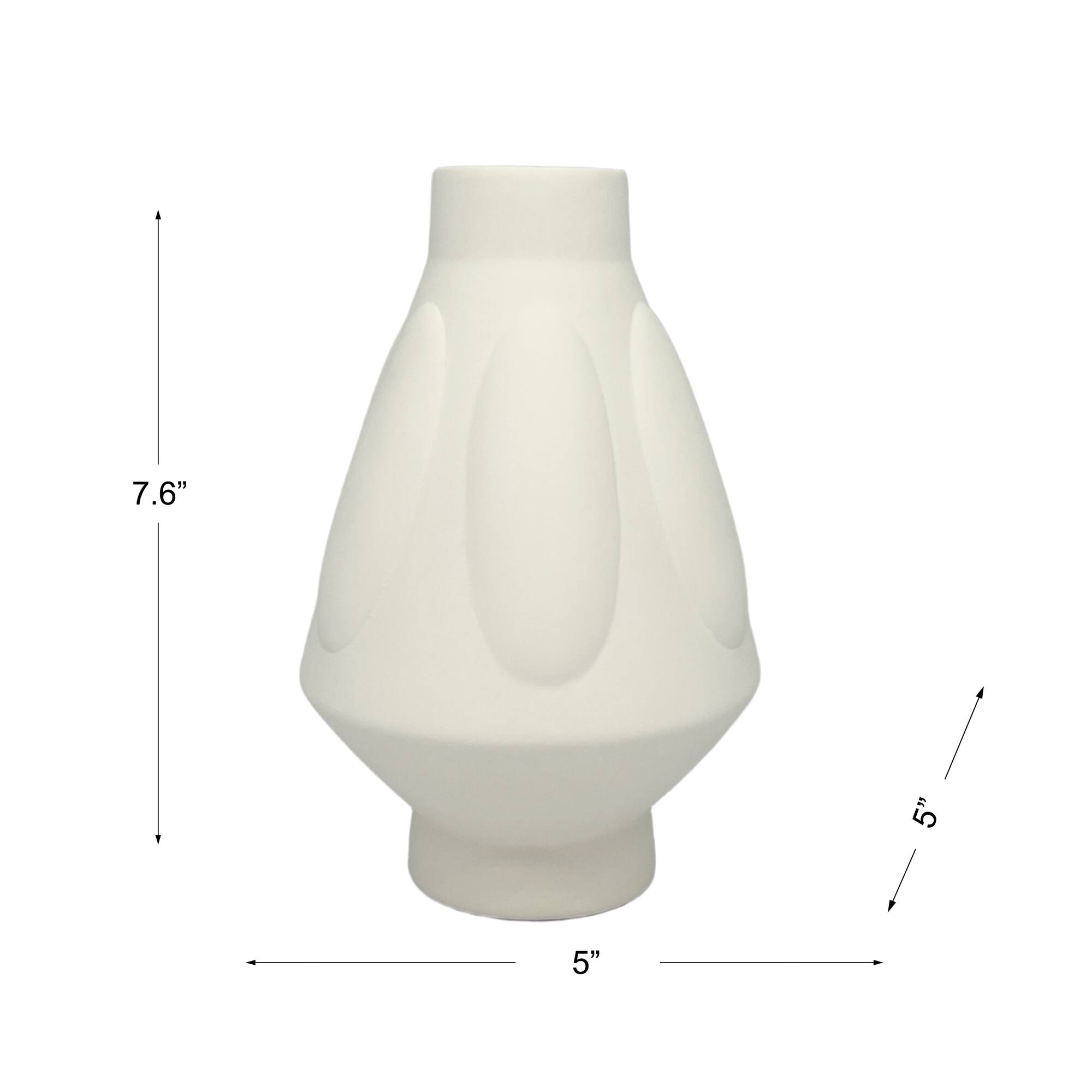 Jonathan Adler x Michaels 7.5" Dimensional Ovals DIY Ceramic Vase